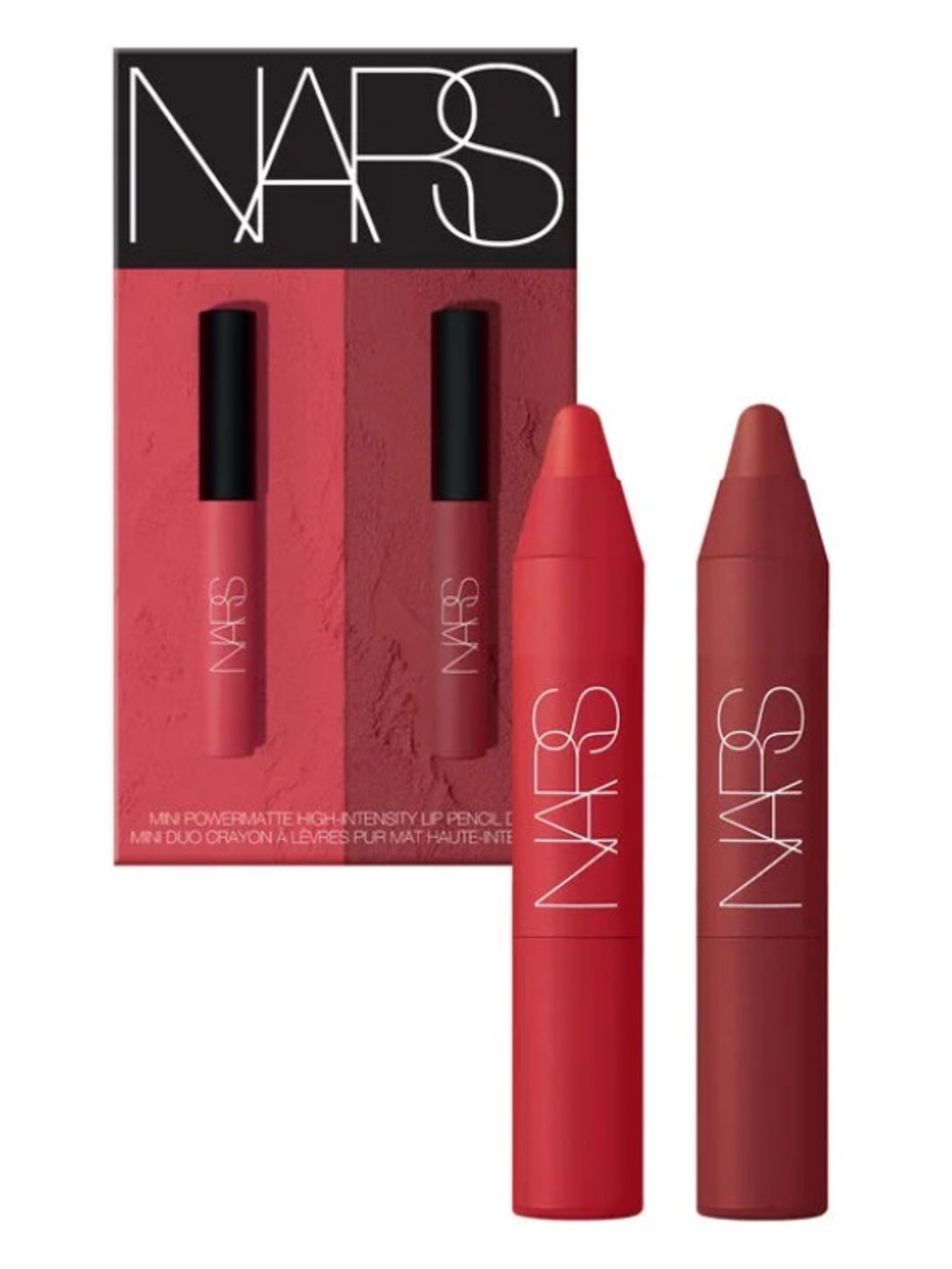 NARS Mini Powermatte High-Intensity Lip Pencil Duo - DRAGON GIRL/CRUELLA